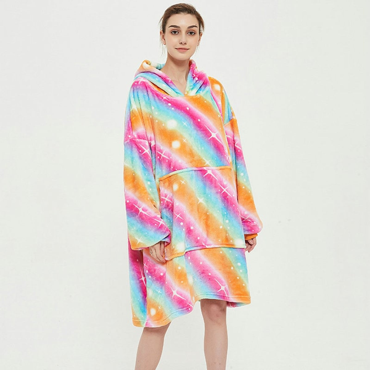 Christmas Hooded Blanket with Cozy Fleece Sleepwear and Oversized Fit - Image 13