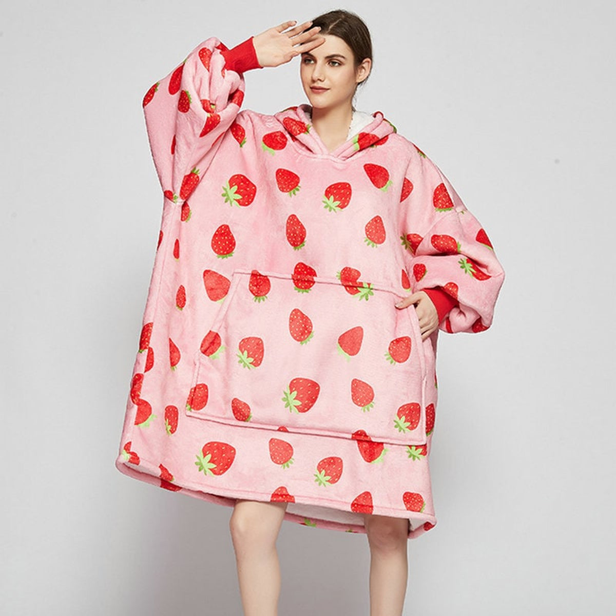 Christmas Hooded Blanket with Cozy Fleece Sleepwear and Oversized Fit - Image 18
