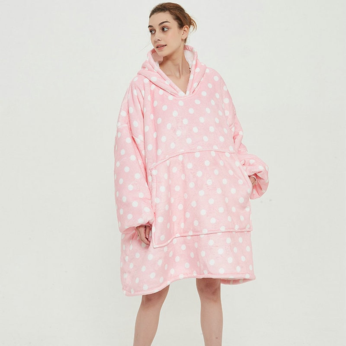 Christmas Hooded Blanket with Cozy Fleece Sleepwear and Oversized Fit - Image 8