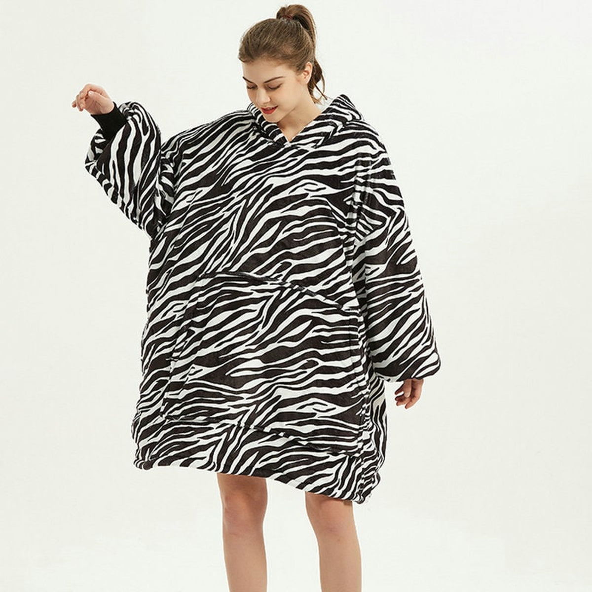 Christmas Hooded Blanket with Cozy Fleece Sleepwear and Oversized Fit - Image 16