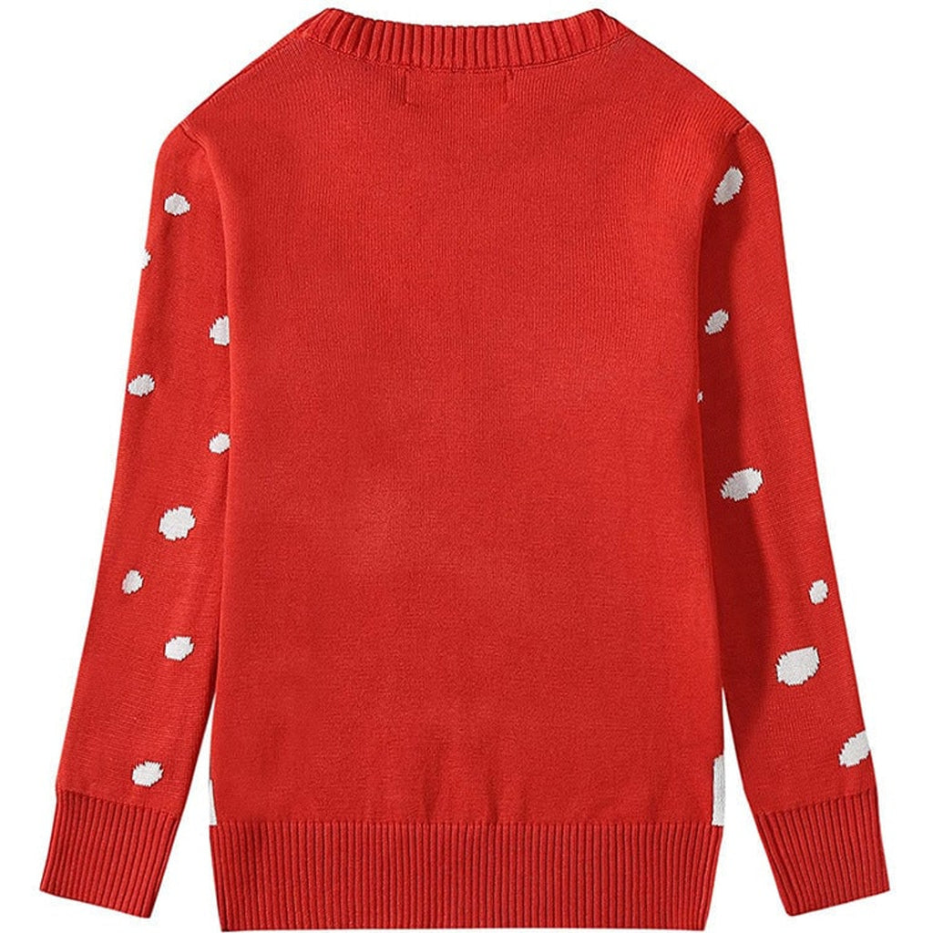 Christmas Jumper with Knitted Festive Fit and Reindeer Car - Image 5