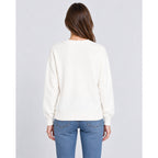 Christmas Jumper with Loose Knit Silhouette and Holly-Jolly Lettering - Image 2