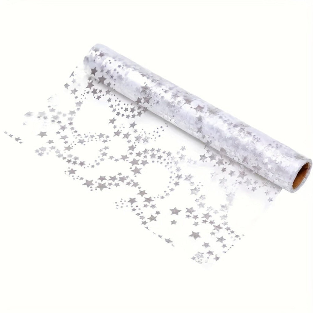 Christmas Linen Table Runner With Star Motif - Image 7