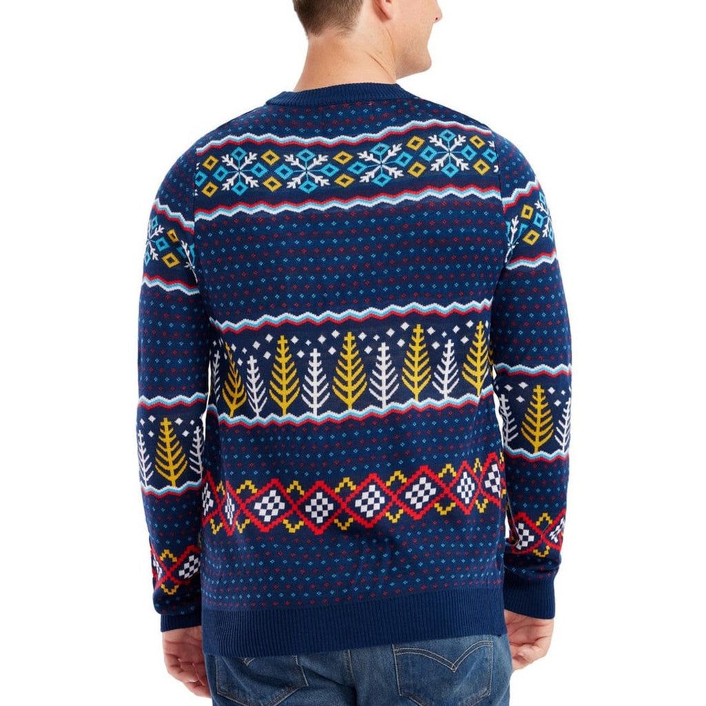 Christmas Sweater with Fair Isle Knit and Polar-Bear Motif - Image 3