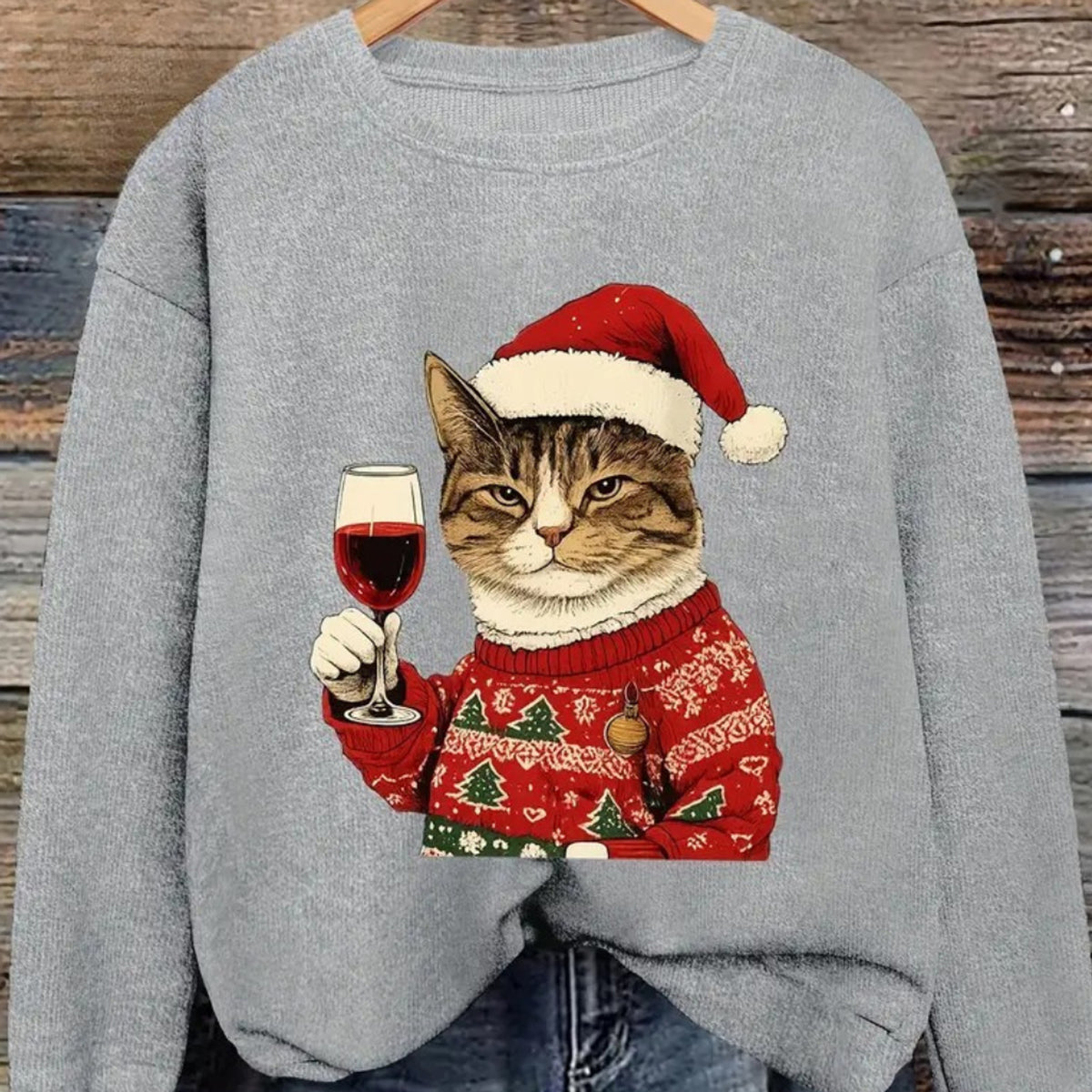 Christmas Sweater with Warm Festive Fit and Print - Image 7