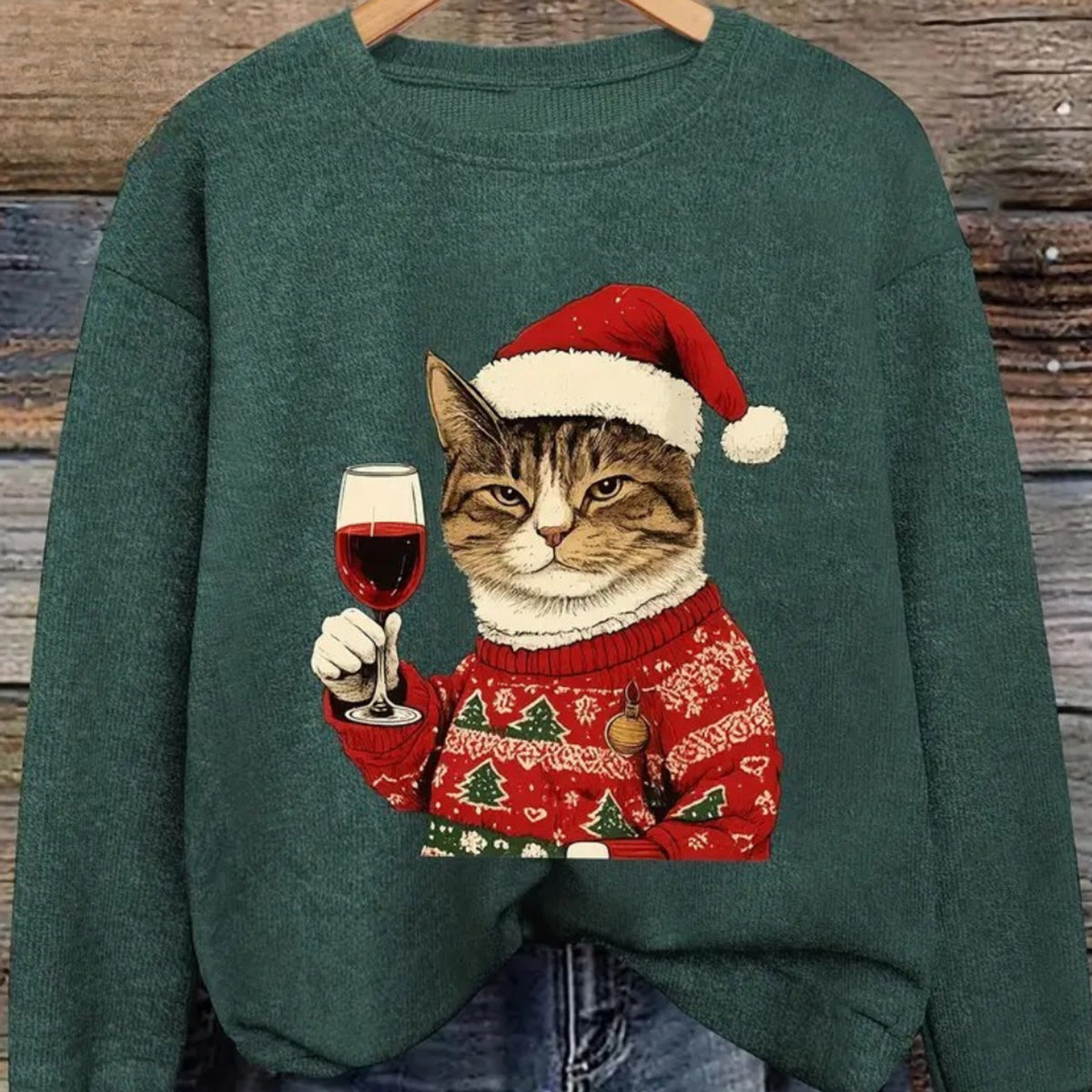 Christmas Sweater with Warm Festive Fit and Print - Image 8