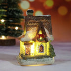 Christmas Village Decoration Set With 6 Glittering Snow-Covered Houses And Warm LED Lighting - Image 6