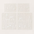 Christmas Village Static Cling Window Sticker Set - Image 8