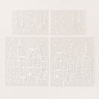Christmas Village Static Cling Window Sticker Set - Image 8