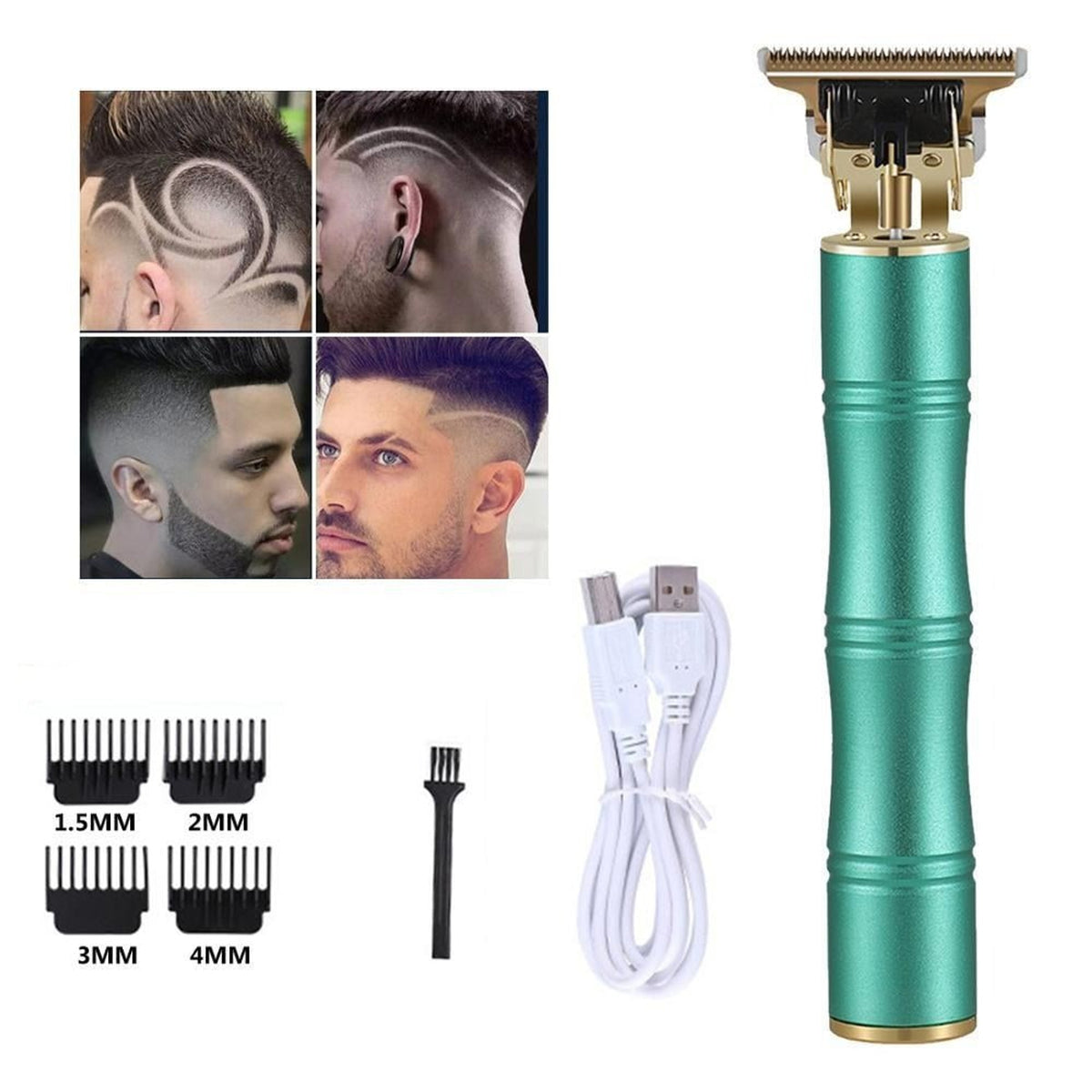 Christmas Wireless Hair Trimmer For Men Cordless Beard And Hair Clipper With Precision T-Blade - Image 6