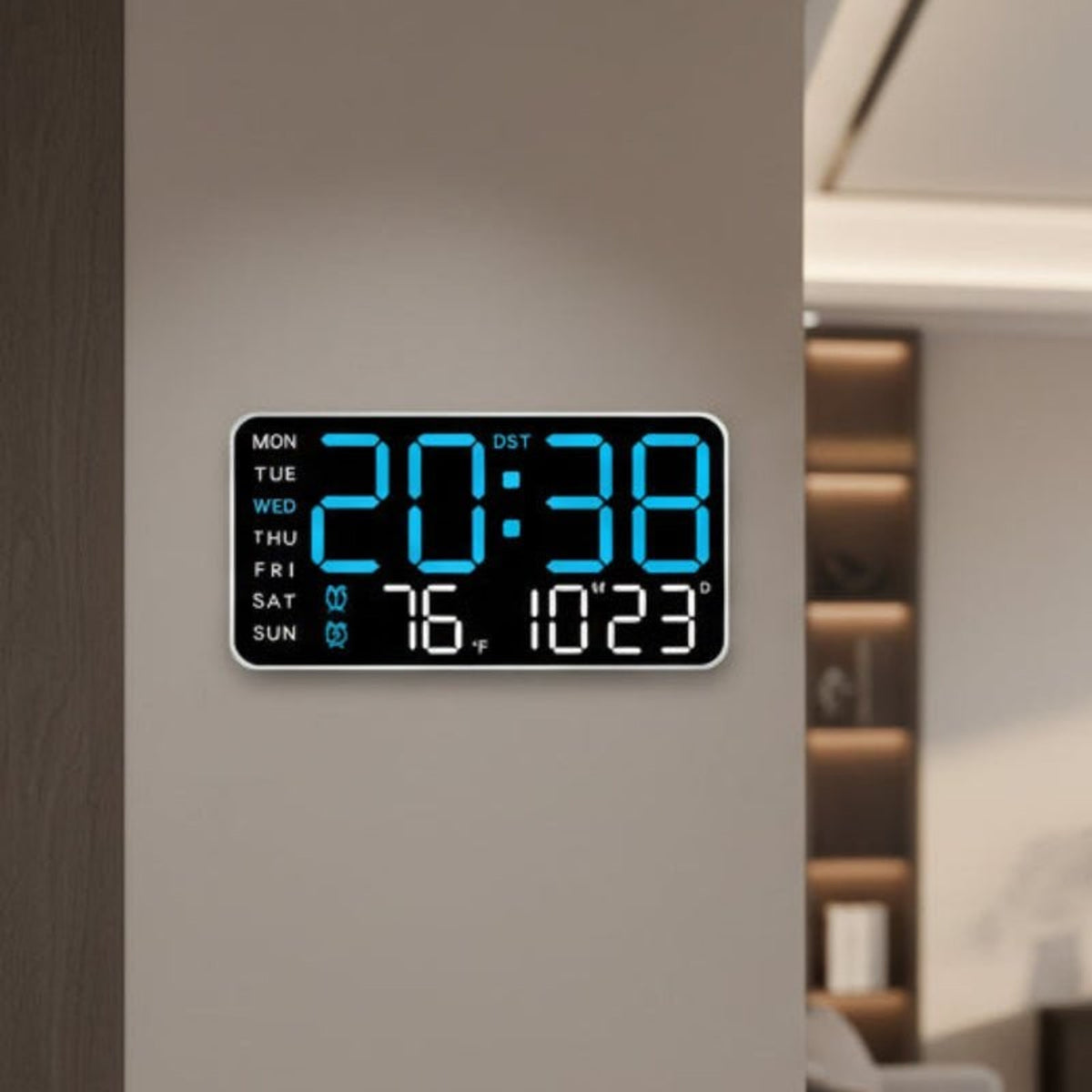 Chronowall Remote Digital Wall Clock - Image 1