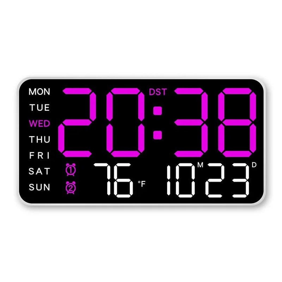 Chronowall Remote Digital Wall Clock - Image 5