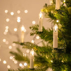 Clip On Christmas Candles With Flickering LED Light - Image 2