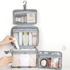 Compact Cosmetic Organizer With 4 Compartments For Travel And Home - Image 9