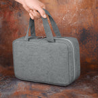 Compact Cosmetic Organizer With 4 Compartments For Travel And Home - Image 1
