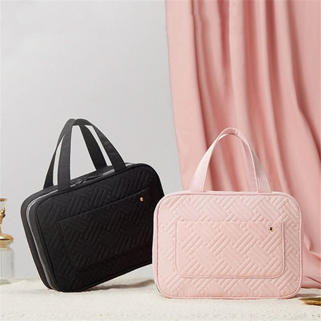 Compact Cosmetic Organizer With 4 Compartments For Travel And Home - Image 3