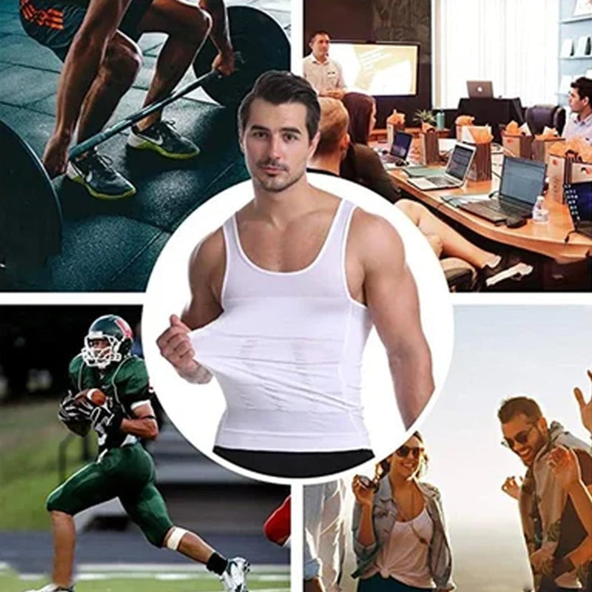 Compression Vest with Adjustable Slimming Fit and Tank Top - Image 9
