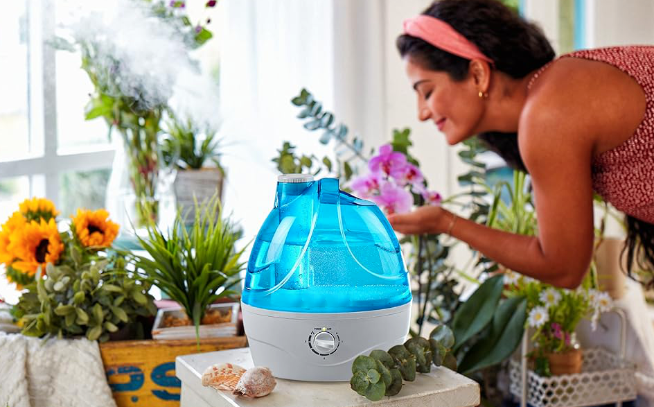 Cool Mist Humidifier With 2.2L Tank Adjustable Mist Levels And 360° Nozzle - Image 7