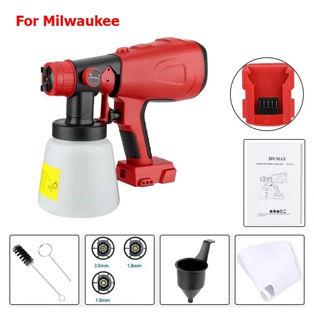 Cordless Paint Sprayer Electric Handheld With Portable Adjustable Spray Patterns - Image 10