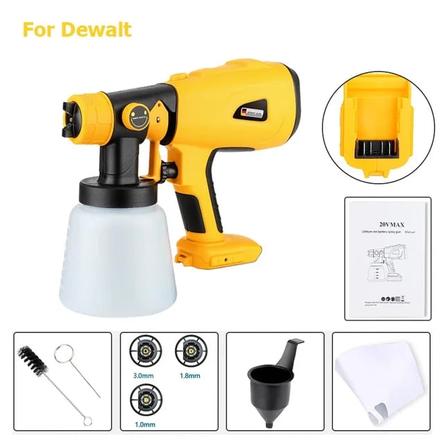 Cordless Paint Sprayer Electric Handheld With Portable Adjustable Spray Patterns - Image 11