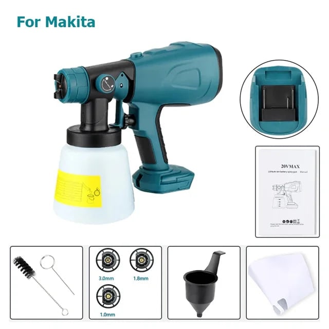 Cordless Paint Sprayer Electric Handheld With Portable Adjustable Spray Patterns - Image 8