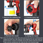 Cordless Paint Sprayer Electric Handheld With Portable Adjustable Spray Patterns - Image 5