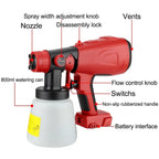 Cordless Paint Sprayer Electric Handheld With Portable Adjustable Spray Patterns - Image 4