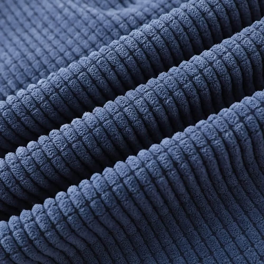 Corduroy Bottoms with Relaxed Fit Joggers and Cuffed Ankles - Image 4