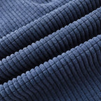 Corduroy Bottoms with Relaxed Fit Joggers and Cuffed Ankles - Image 4