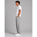 Corduroy Bottoms with Relaxed Wide-Leg Fit and Drawstring - Image 3