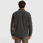 Corduroy Overshirt with Relaxed Button-Up Fit and Patchwork Pocket - Image 7