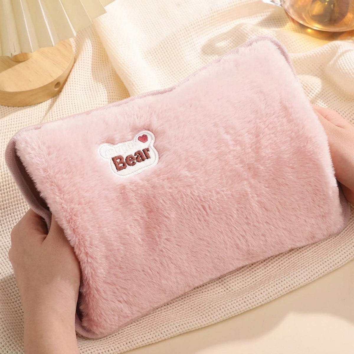 Cosy Electric Heating Pad With Soft Plush Cover - Image 5