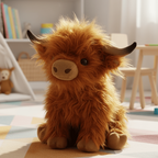Cuddly Highland Cow Plush Toy A Soft Cuddle Companion For All Ages - Image 1