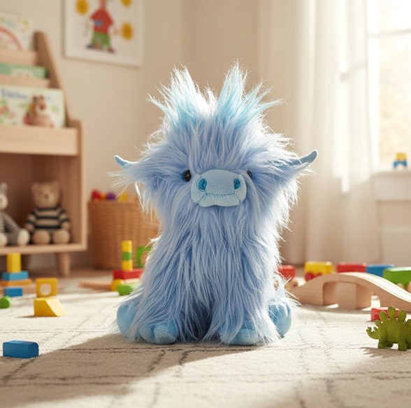 Cuddly Highland Cow Plush Toy A Soft Cuddle Companion For All Ages - Image 9