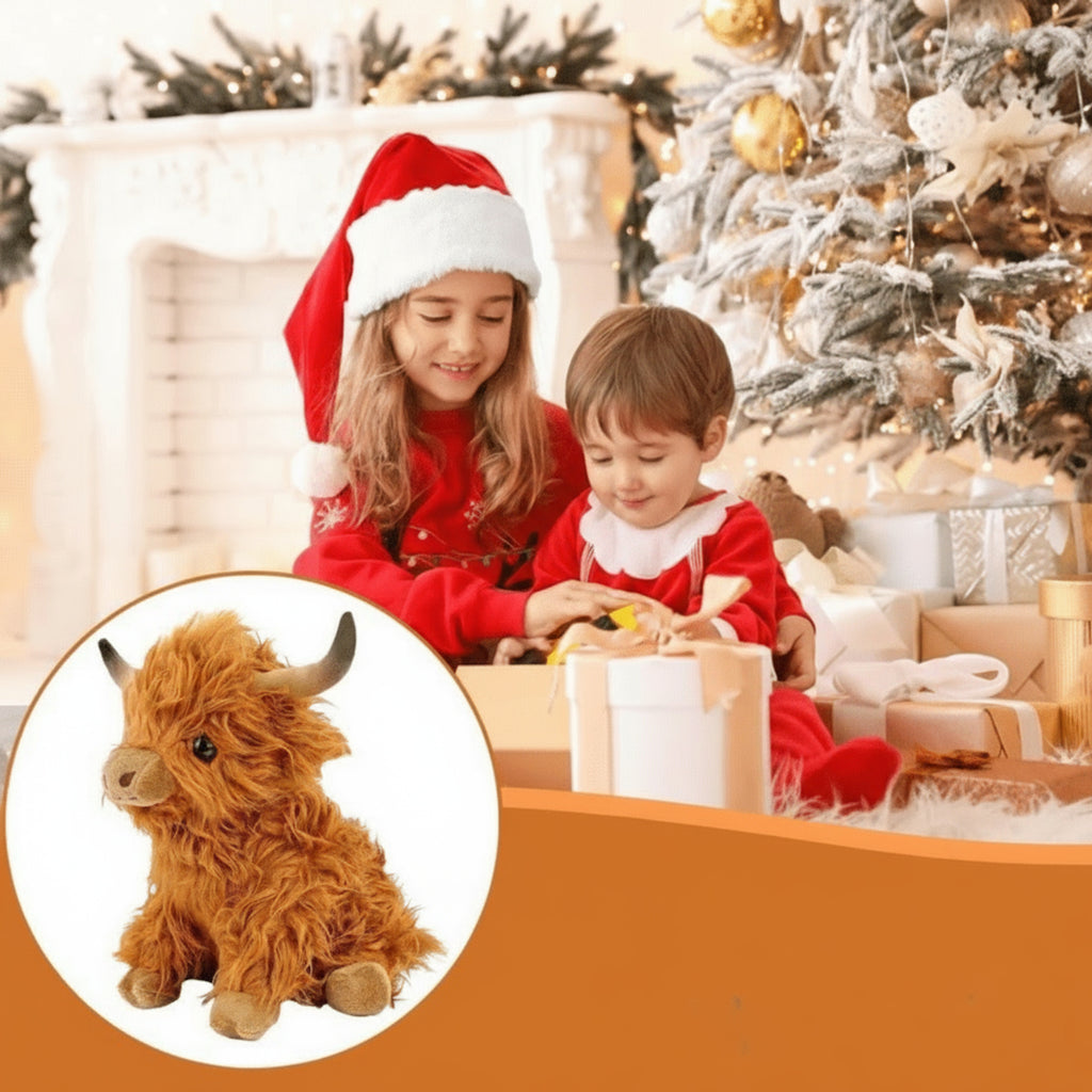 Cuddly Highland Cow Plush Toy A Soft Cuddle Companion For All Ages - Image 4
