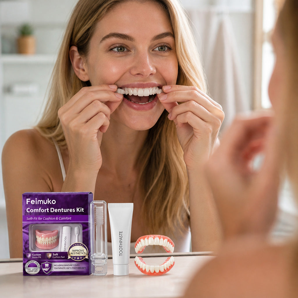 Custom-Moldable Comfort-Fit Snap On Veneers Kit For A Natural Smile - Image 3