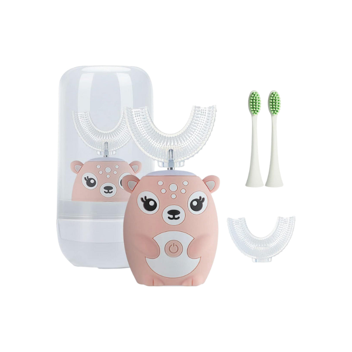 Deer 360° Electric Toothbrush For Kids With U-Shaped Silicone Heads - Image 1