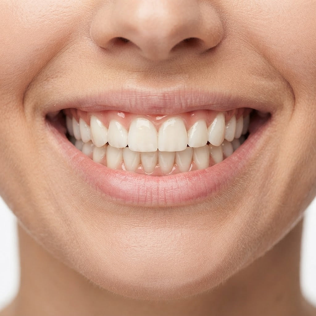 Comfortable Reusable Silicone Denture Set With Natural Fit For Upper And Lower Gums - Image 1