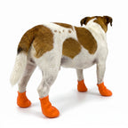 Dog Boots Paw Protection Slip-On Booties Rubber - angle