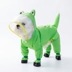 Dog Raincoat Waterproof Full-Body Suit With Hood - studio