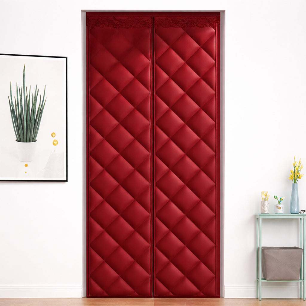 Door Curtain Thermal Insulated Draft Blocker With Magnetic Strip For Türvorhang Isolierung - Image 7