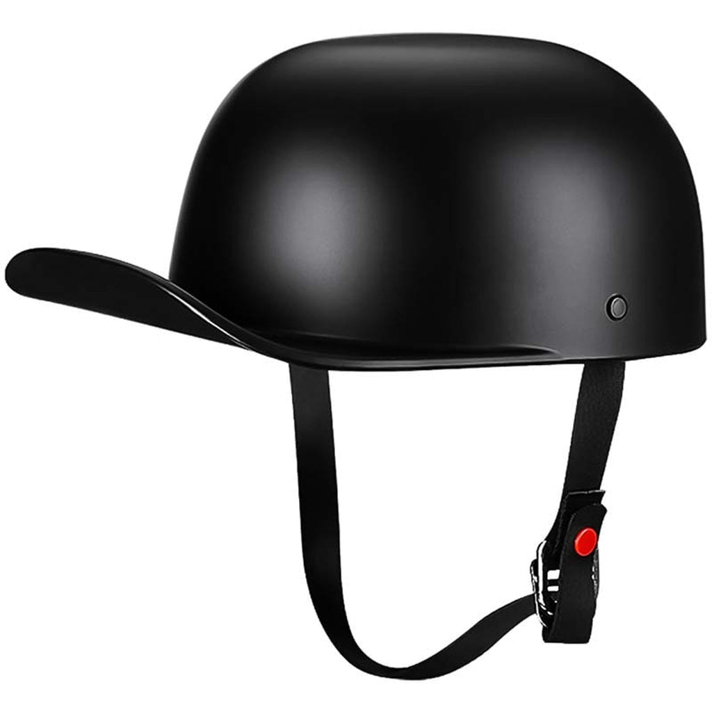 Dot Approved Motorcycle Helmet With Classic Cap Style - Image 1