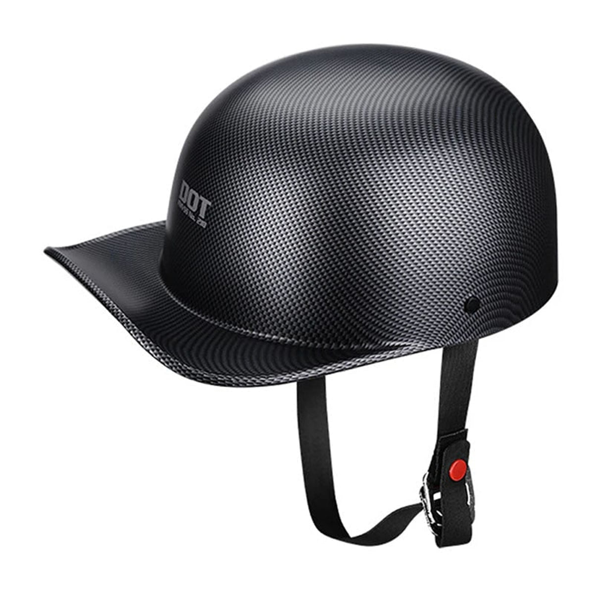 Dot Approved Motorcycle Helmet With Classic Cap Style - Image 12
