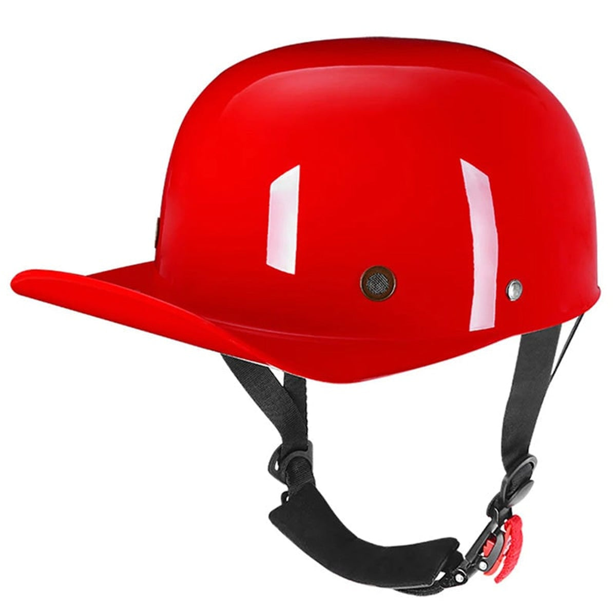 Dot Approved Motorcycle Helmet With Classic Cap Style - Image 15