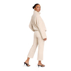 NOVA | Polka Dot Co-Ord Set – High Neck Top & Capri Trousers