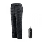 Down Pants with Insulated Thermal Trousers and Bilateral Zipper - Image 1