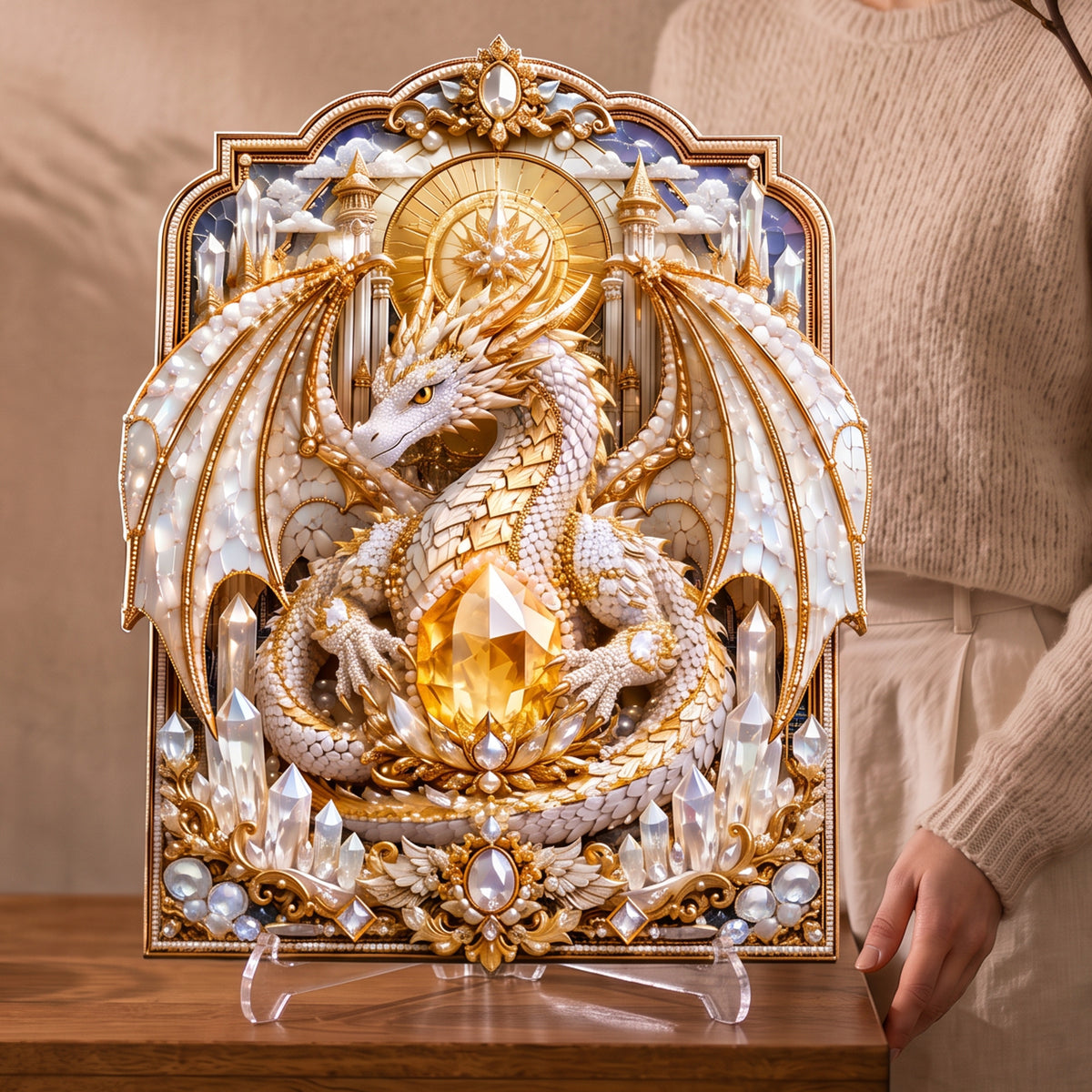 Dragonelle Diamond 3D Crystal Dragon Art Kit - Image 8