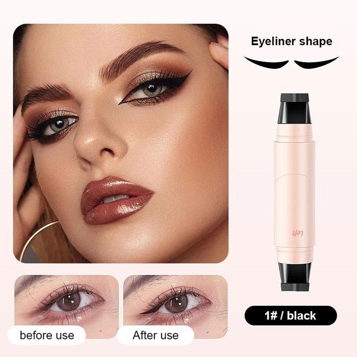 Dual Head Eyeliner Pen For A Flawless Effortless Cat-Eye In Seconds - Image 7