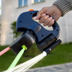 Dual Retractable Dog Leash With Built-In Flashlight And Waste Bag Holder - Image 1