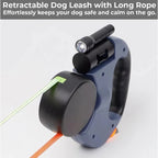 Dual Retractable Dog Leash With Built-In Flashlight And Waste Bag Holder - Image 7
